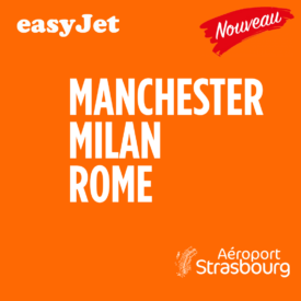 Neu : Manchester, Mailand und Roma mit easyJet