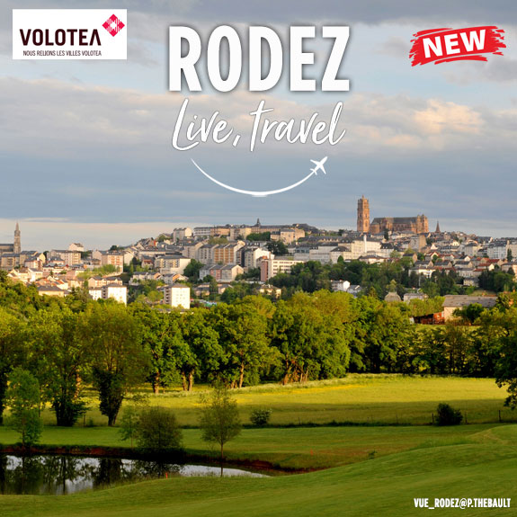 Actualités - New : Rodez with VOLOTEA !